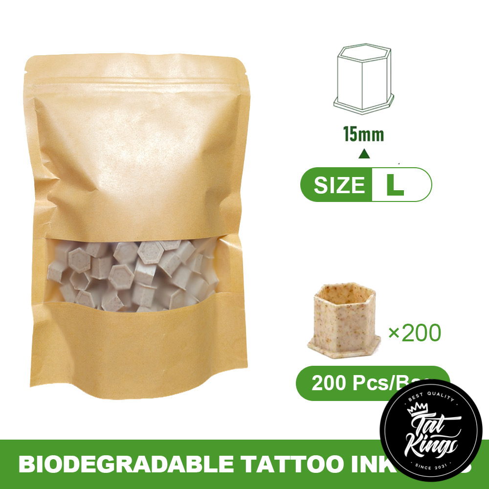 Biodegradable Ink Cups - 200pcs | Tatkings